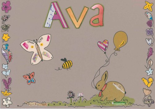 'Ava' Personalised Collage - Rachel Rosie West